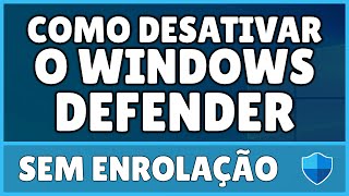 Como Desativar o Windows Defender [upl. by Eadrahc]