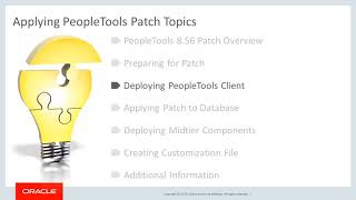 PeopleSoft Spotlight Series Applying a PeopleTools Patch using DPK PeopleTools 856 [upl. by Kliber]