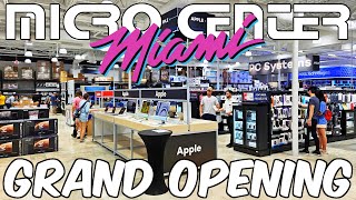 Micro Center Miami Store Tour GRAND OPENING DAY MADNESS  7795 W Flagler Street Miami FL 33144 [upl. by Birdie239]