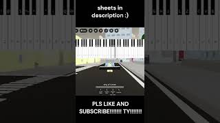 How to play I Have No Enemies Jujutsu Shenanigans Piano [upl. by Firooc233]