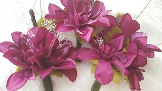 DIY FLOWER CORSAGE LAPEL PIN  DOLLAR TREE CRAFTS [upl. by Krisha]