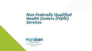 NonFederally Qualified Health Centers FQHC Services [upl. by Desiri]