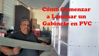 Cómo Comenzar a Laminar un Gabinetes de cocina en PVC [upl. by Sidell]