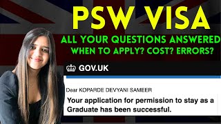 Your ultimate guide to PSW VisaGraduate Route Visa in UK [upl. by Anyg]