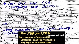 Van Dijk critical discourse analysis  Van Dijks Language and Power [upl. by Ninerb]