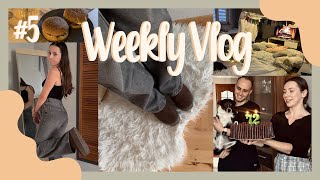 Weekly Vlog 5  urodziny niespodzianka  haul z Sinsay  drama na budowie [upl. by Ahsilav]