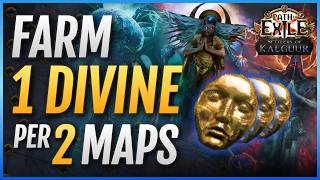 PoE 325 NEW Farming Strategy 1 Divine per 2 Maps  Path of Exile Atlas Guide [upl. by Ahsienom954]