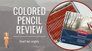 Derwent drawing colored pencil review Amazing Palette [upl. by Llenrahs]