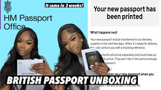 BRITISH PASSPORT UNBOXING British Citizenship Naturalisation processing timeline🇬🇧 [upl. by Aibos]