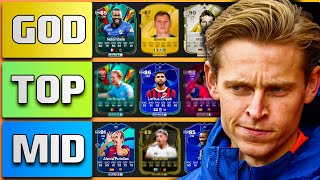 NEW Ranking the BEST CMs 🔥 FC 25 Ultimate Team Tier List [upl. by Darbie]