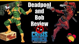 Deadpool and Bob Agent of Hydra Review for Marvel Crisis Protocol [upl. by Filahk37]