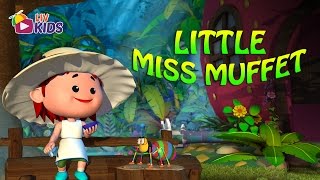 Little Miss Muffet with Lyrics  LIV Kids Nursery Rhymes and Songs  HD [upl. by Berna727]