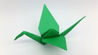 How to make a Paper Crane  Origami Crane Folding Instructions [upl. by Danielle741]