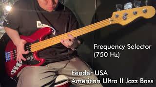 【Ikebe BSound Check】Fender USA American Ultra II Jazz Bass Sinister RedMaple【試奏動画】 [upl. by Wiersma]