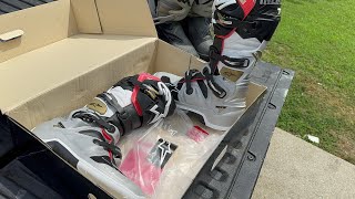 First ever set of Alpinestars Tech 7’s unboxing [upl. by Annaul]