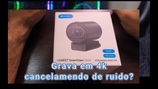 Minha nova Web Cam Emeet S600 [upl. by Klemperer]