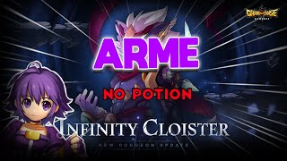 Arme Infinity Cloister Boss No Potion  Grand Chase Classic [upl. by Thordia]