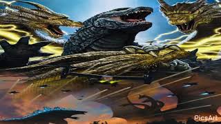 Godzilla March Godzilla vs king ghidorah [upl. by Aisauqal942]