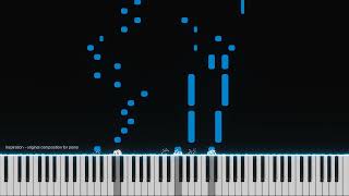 Inspiration  Original composition for piano  Piano tutorial [upl. by Range]