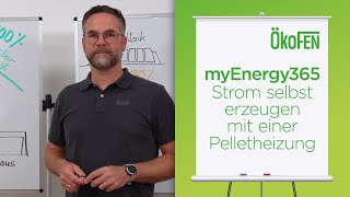 myEnergy365 Strom selbst erzeugen mit einer Pelletheizung  ÖkoFEN Technik einfach erklärt [upl. by Ynaffets]