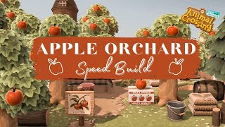 Apple Orchard Speed Build  Animal Crossing New Horizons [upl. by Ardnazil572]