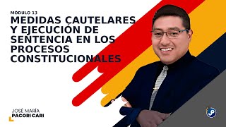 Medidas cautelares y ejecución de sentencia en los procesos constitucionales [upl. by Haliak]