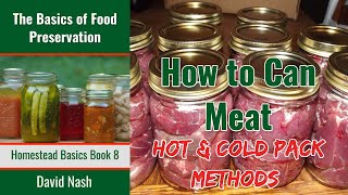 How To Can Meat  Pressure Canning Beef or any Meat  Hot Packing Meat  Cold Packing Meat [upl. by Becker]