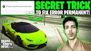 SECRET SETTING TO FIX GTA 5 CRASH PROBLEM PERMANENT 2024 [upl. by Lertnek]