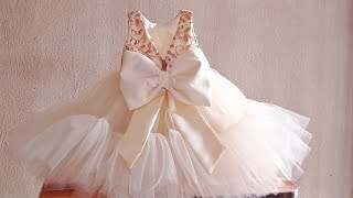 Kiddies Ball Gown Tutorial For Beginners Part 10 [upl. by Dugas]