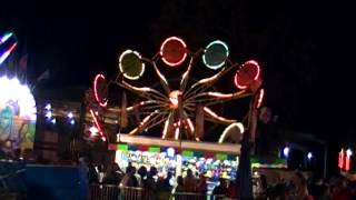 Paratrooper Ride at the Arkansas Oklahoma State Fair 2014 [upl. by Ardnuas]