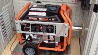 Generac Generator installed in a Suncast Garden Shed for Weatherproofing [upl. by Analart]