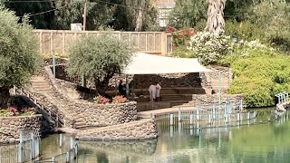 Yardenit  Jordan River Baptismal Site of Jesus Qasr alYahud [upl. by Ennairol]