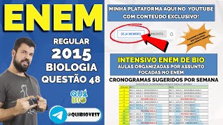 ENEM 2015  Questão 48  Muitos estudos de síntese e endereçamento de proteínas utilizam aminoácidos [upl. by Reywas144]