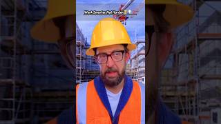 Part 135  work smarter not harder👷💡workers construction work smart job viralvideo shorts [upl. by Castra]