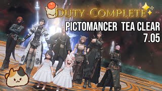 FFXIV Pictomancer TEA Clear 705 3506 rdps [upl. by Allista68]