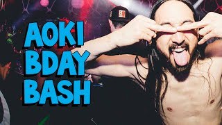 Aoki Birthday Celebration  On The Road w Steve Aoki 90 [upl. by Anairad]