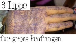 6 Tipps für schriftliche Prüfungen Abi amp Co [upl. by Nimajaneb700]