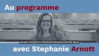 Au progamme avec Stephanie  Français langue seconde FLS [upl. by Arved]