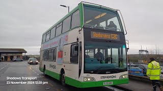 PELTED Stephensons of Essex Scania N230UD Optare Olympus EU59 BHX 503 on c2c Rail Replacement [upl. by Autry414]