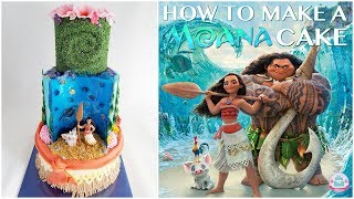 HOW TO MAKE A MOANA CAKE  Abbyliciousz The Cake Boutique [upl. by Shaefer]