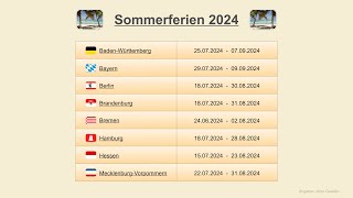 Sommerferien 2024 [upl. by Netta]