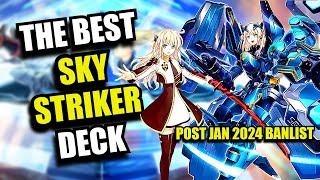 YuGiOh The BEST Sky Strikers Deck Profile  POST JANUARY 2024 BANLIST UPSTART AT 3 [upl. by Alyaj]