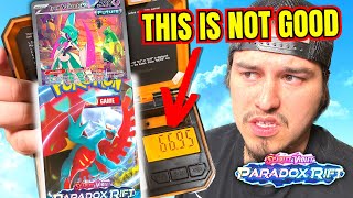 Can You Weigh Paradox Rift Pokemon Packs Lets Prove It [upl. by Haven]