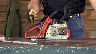 Technical Tips How to Replace a Chainsaw Chain and Bar [upl. by Sainana239]