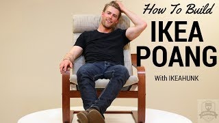 How to Assemble IKEA Poang Chair [upl. by Odnalro]