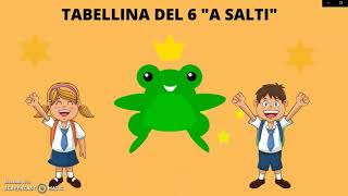 TABELLINA DEL 6 A SALTI [upl. by Jammin]