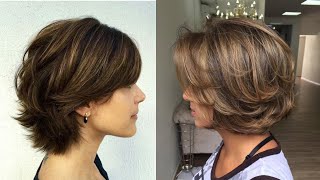 CORTES de PELO CORTOS 2021 Para MUJERES 40 50 60 [upl. by Loyce]