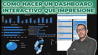 Como hacer un DASHBOARD DINAMICO en EXCEL para impresionar a TU JEFE [upl. by Ellinad]