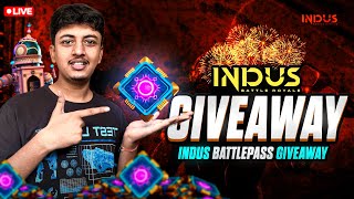 INDUS Battle Paas GIVEAWAY  Indus Battle Royale Live induslive indusbattleroyallive [upl. by Ihn]