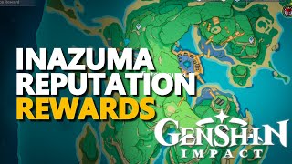 Inazuma Reputation Rewards Genshin Impact [upl. by Gilly]